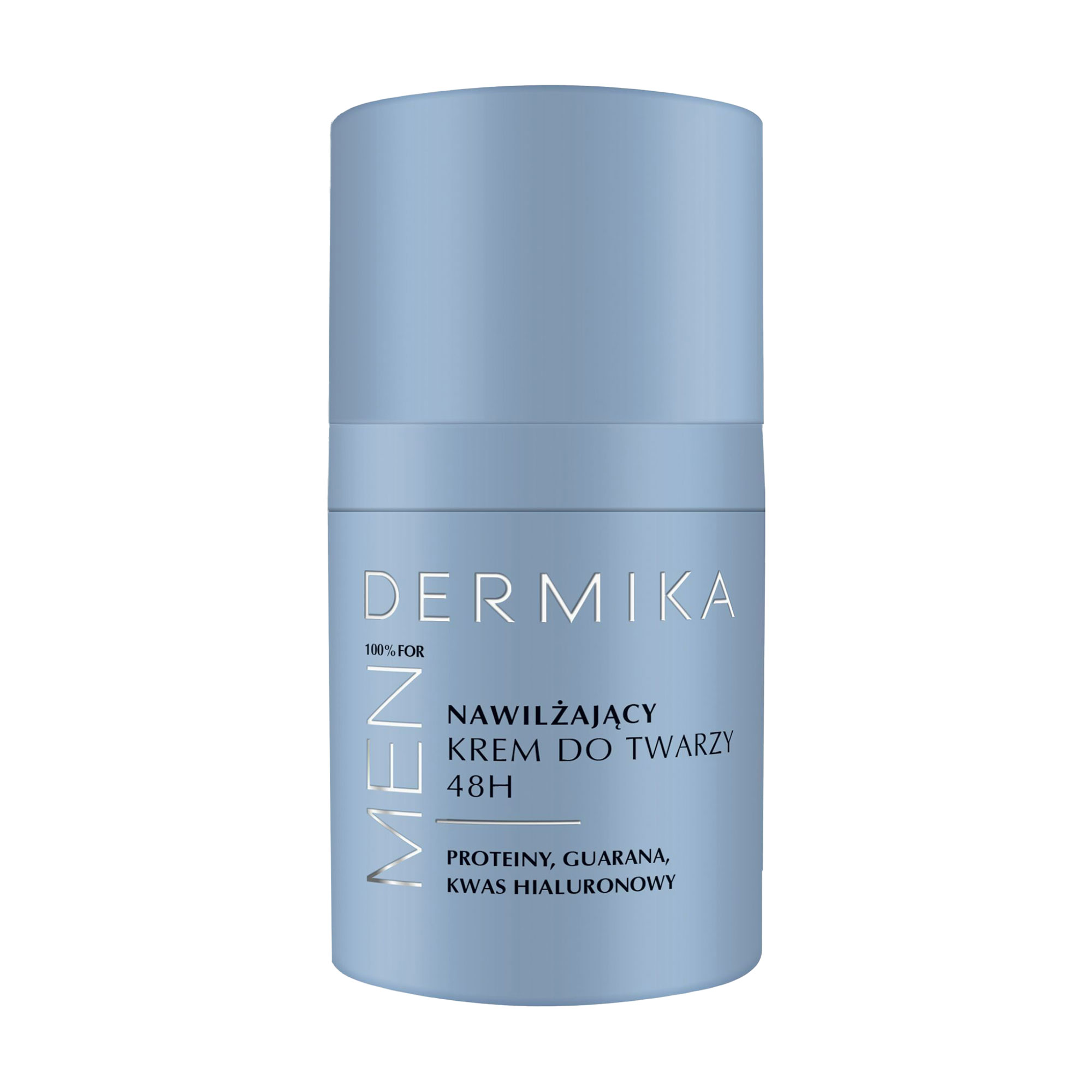 Чоловічий зволожувальний крем для обличчя Dermika 100% For Men 48H Face Cream, 50 мл